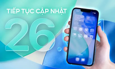 iPhone tiếp tục cập nhật iOS 26.1
