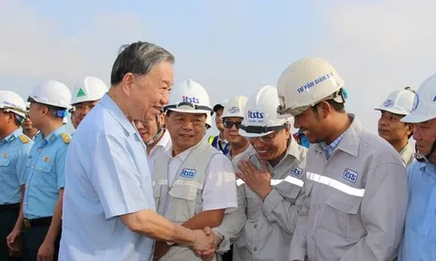 Tổng Bí thư Tô Lâm kiểm tra dự án sân bay Long Thành