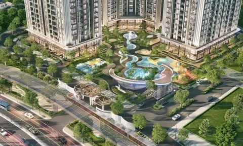 Suối Harmonia trong lòng Greenera Southmark kể chuyện một đô thị biết thở