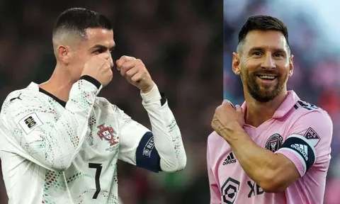 Messi bị kéo vào vụ thẻ đỏ của Ronaldo, người hâm mộ bất bình