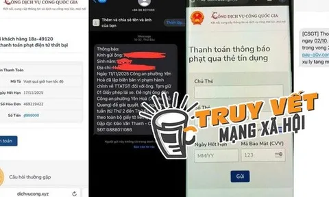 Cộng đồng mạng xôn xao tin nhắn phạt nguội nộp gấp của CSGT