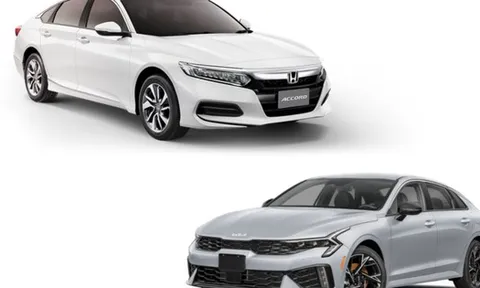 Sedan hạng D Honda Accord và Kia K5 đang ở đâu tại thị trường ô tô Việt Nam?