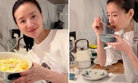 Diễn viên Đổng Khiết nấu món gì mà lan truyền chóng mặt, thu hút 30.000 lượt thích từ cư dân mạng?