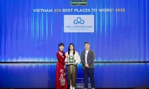 CMC được vinh danh Top 100 Nơi làm việc tốt nhất Việt Nam 2025