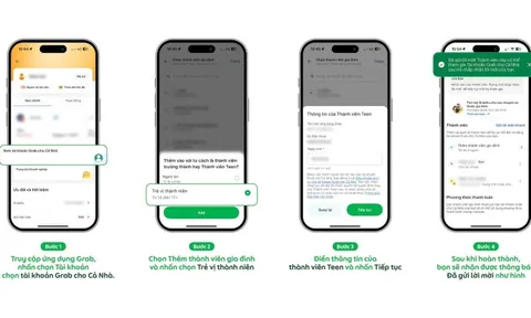 Grab thử nghiệm phục vụ người dùng 13-17 tuổi