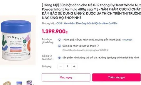 Sữa ByHeart nhiễm khuẩn, Bộ Y tế yêu cầu rà soát hồ sơ