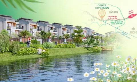 Biệt thự Centa Riverside - Cơ hội đón sóng hạ tầng Đông Bắc Hà Nội