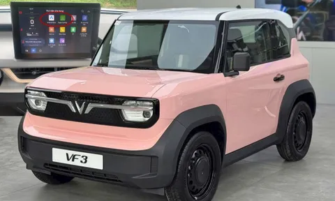 Ảnh thực tế VinFast VF 3 bản nâng cấp tại Việt Nam: Giá 302 triệu đồng, vô-lăng mới, có CarPlay