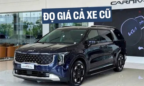 Kia Carnival giảm giá tới 100 triệu tại đại lý, giá thực tế chỉ ngang xe đã qua sử dụng
