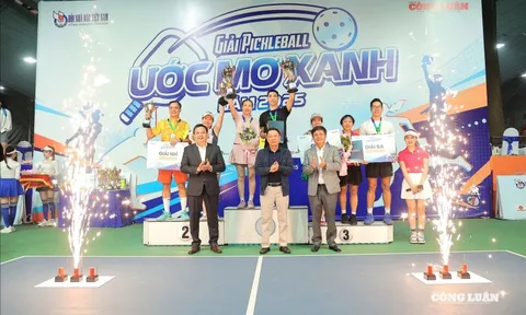 Giải Pickleball 'Ước Mơ Xanh' 2025 khép lại với nhiều cảm xúc và giá trị nhân văn