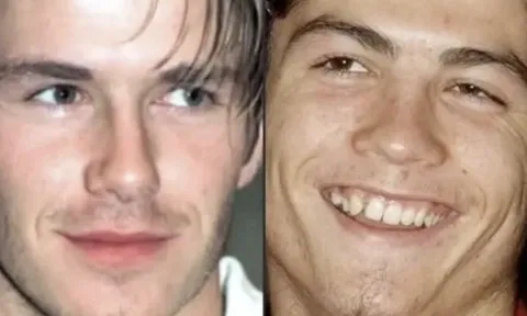 Con trai Beckham chế giễu Ronaldo sau màn phát ngôn gây sốc: "Mặt Beckham đẹp, còn lại bình thường, tôi thì... hoàn hảo"