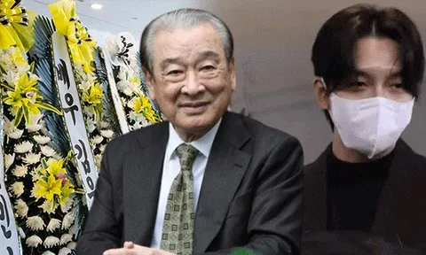 Tang lễ "ông nội quốc dân": Lee Seung Gi đến viếng đầu tiên, "bà nội quốc dân" cùng dàn sao gửi vòng hoa tiễn biệt