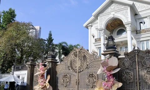 Cận cảnh biệt thự nhà tỷ phú Johnathan Hạnh Nguyễn - nơi đang diễn ra đám cưới thế kỷ của “con gái yêu”