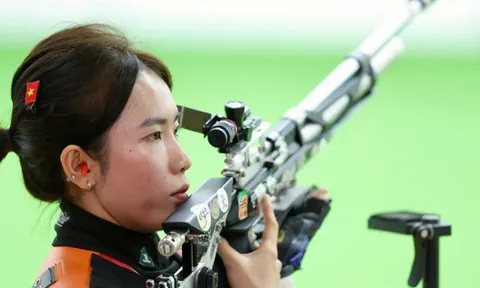 Nữ xạ thủ xinh đẹp nuối tiếc vì vuột HCV