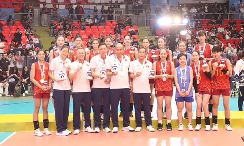 Bóng chuyền nữ chưa thể đổi màu huy chương