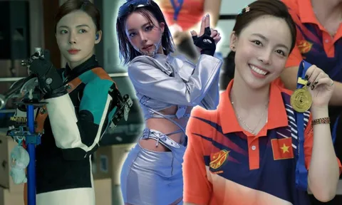 Sắc vóc 'hoa khôi bắn súng' mang hàm Thượng uý vừa phá kỷ lục ở SEA Games 33