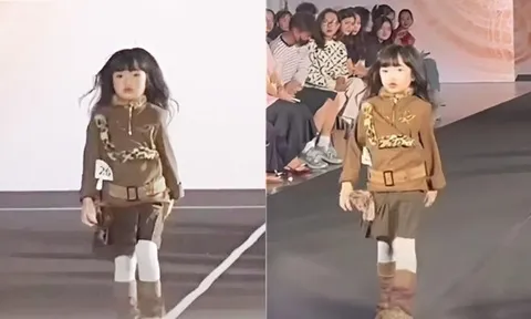 Con gái Trường Giang và Nhã Phương mới 6 tuổi đã khoe tài catwalk chuyên nghiệp
