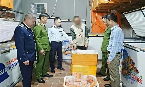 Phát hiện 7 tạ trứng non, nầm lợn trôi nổi chuẩn bị tuồn vào quán ăn ở Bắc Ninh