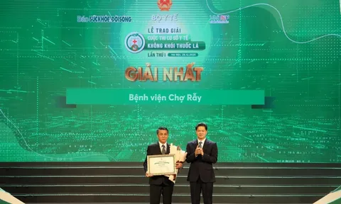 Tôn vinh các cơ sở y tế không khói thuốc lá