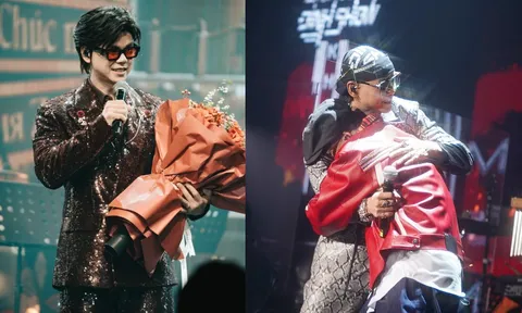 Phan Đinh Tùng đón tuổi 50 ở Hà Nội, tặng NSND Tự Long nhẫn kim cương