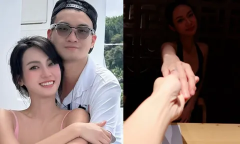 Vũ Thúy Quỳnh khoe nhẫn kim cương, đã được doanh nhân Đức Phạm cầu hôn?