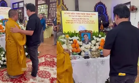 Phó Chủ tịch Hội Điện ảnh Việt Nam về Phan Rang thắp hương cho Thương Tín, con trai chia sẻ xúc động