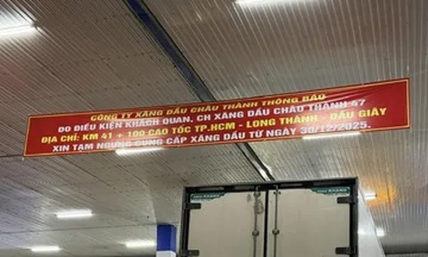 Hai trạm xăng dầu trên cao tốc TPHCM - Long Thành - Dầu Giây bỗng tạm dừng bán