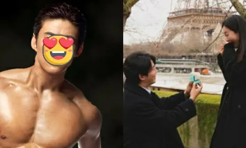 Màn tỏ tình đẹp nhất đêm giao thừa: Nhìn chú rể nóng bỏng thế này chẳng trách cô dâu lại “mê như điếu đổ”