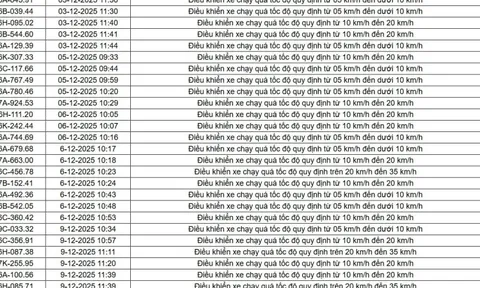 403 chủ xe có biển số sau nhanh chóng nộp phạt nguội theo Nghị định 168: Vi phạm cùng một lỗi có mức phạt lên đến 22 triệu đồng