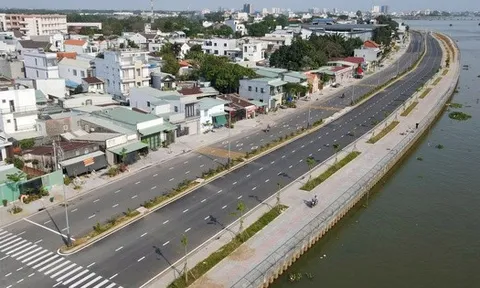 Hình ảnh đường ven sông Đồng Nai qua “nhà lầu ông Phủ" trước ngày thông xe