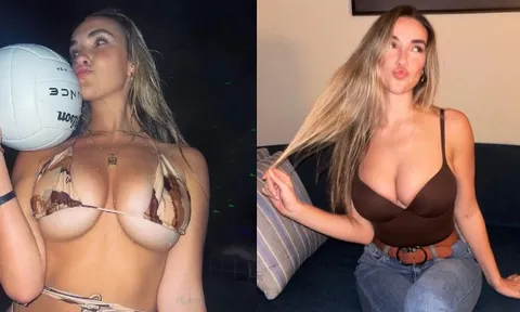 Ngôi sao bóng chuyền gợi cảm nhất thế giới tung ảnh khoe vòng một sexy hết nấc đón năm mới