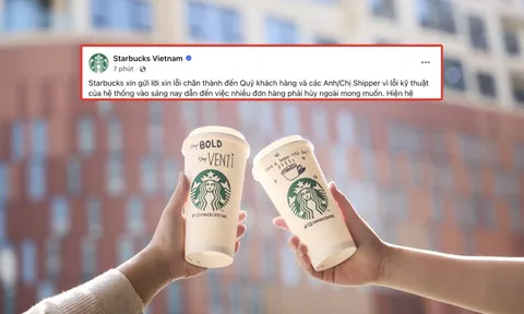 Starbucks xin lỗi khách hàng Việt Nam