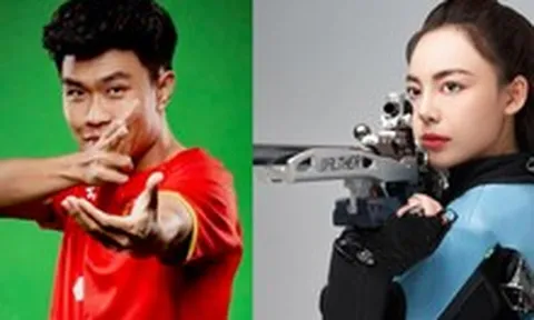 Đang thi đấu U23 châu Á, hotboy Lý Đức U23 Việt Nam vẫn tranh thủ "thả thính" hotgirl bắn súng Phí Thanh Thảo cực ngọt