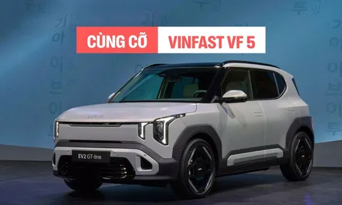 Kia EV2 ra mắt: CUV điện cùng cỡ VF 5, động cơ điện mạnh 145 mã lực, chạy TPHCM - Nha Trang không cần sạc