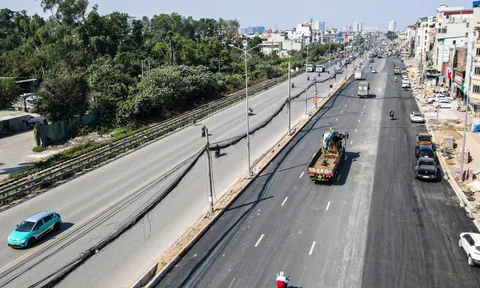 Quốc lộ 1A Văn Điển - Ngọc Hồi thành đại lộ 8 làn xe sau 15 năm