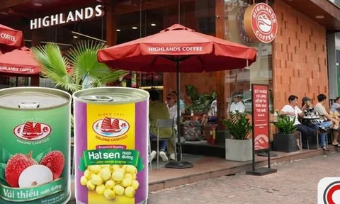 Highlands Coffee dùng sản phẩm gì từ Công ty Đồ hộp Hạ Long?