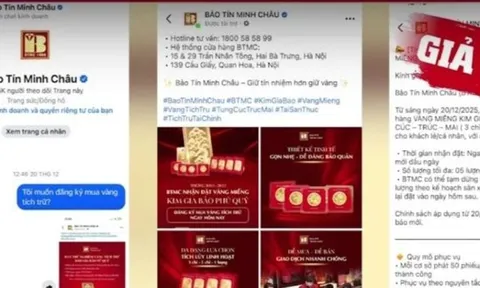 Mất trắng vì mua vàng qua fanpage giả
