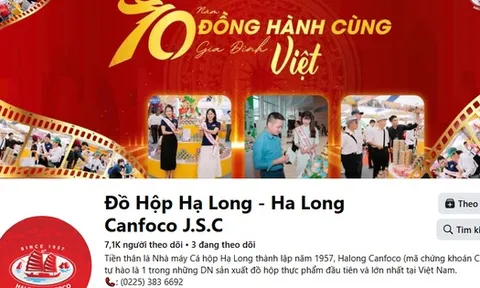 Động thái đáng ý trên fanpage chính thức của Công ty CP đồ hộp Hạ Long