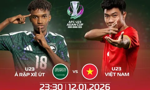 Xác định tổ trọng tài điều hành trận U23 Việt Nam chạm trán đội chủ nhà