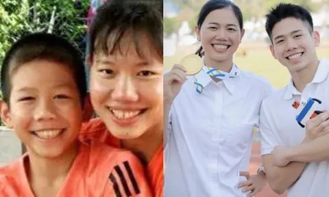 Hot rần rần ảnh chị em Ánh Viên - Quang Thuấn ngày ấy - bây giờ