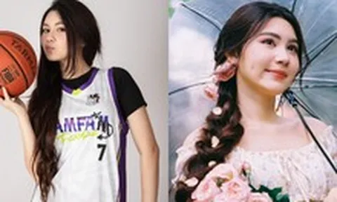 Hạt Dẻ xinh đẹp, tràn đầy khí chất "nàng thơ bóng rổ", cả nhà MC Quyền Linh kéo vào cổ vũ cực đáng yêu