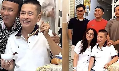 Nghệ sĩ Tấn Beo khóc trong tiệc mừng tuổi 60