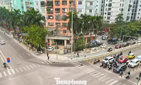 Diện mạo mới tại 'điểm nóng' Lê Văn Lương - Hoàng Minh Giám sau cải tạo