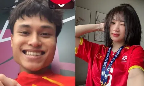 "Người hùng" U23 Việt Nam chiều bạn gái hết cỡ, vừa vào phòng thay đồ đã vội gọi điện báo tin vui chiến thắng