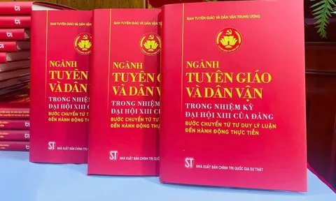 Ra mắt sách của ngành Tuyên giáo và Dân vận chào mừng Đại hội đại biểu toàn quốc lần thứ XIV của Đảng