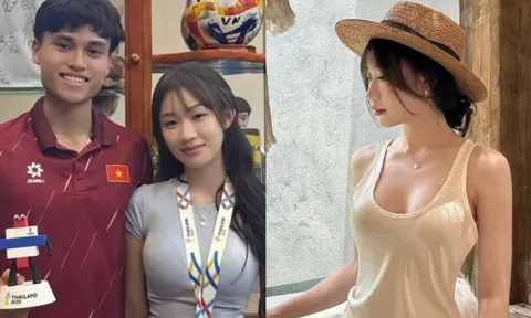 Nhan sắc ngọt ngào của nữ TikToker là bạn gái tiền vệ Phạm Minh Phúc
