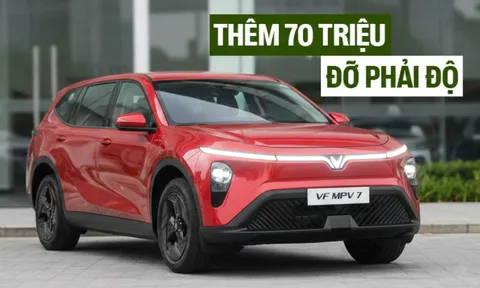 VinFast VF MPV 7 nhận cọc: Giá dự kiến 819 triệu đồng, mua sớm rẻ hơn, chênh 70 triệu với bản dịch vụ nhưng thêm loạt trang bị xịn