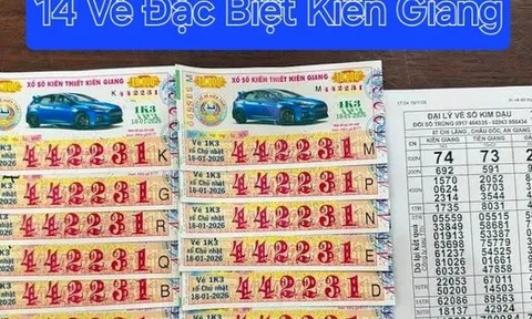 Xổ số miền Nam: Tối 19-1, một khách hàng ở Chi Lăng trúng độc đắc 28 tỉ đồng