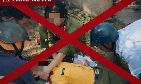 Thông tin "cán bộ công an bị đâm tử vong khi tham gia cưỡng chế đất" là sai sự thật