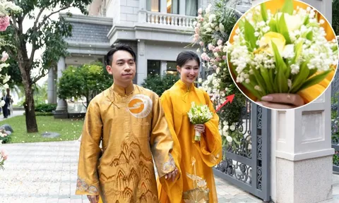 Bó hoa cưới "cực phẩm" của nàng dâu hào môn Phương Nhi